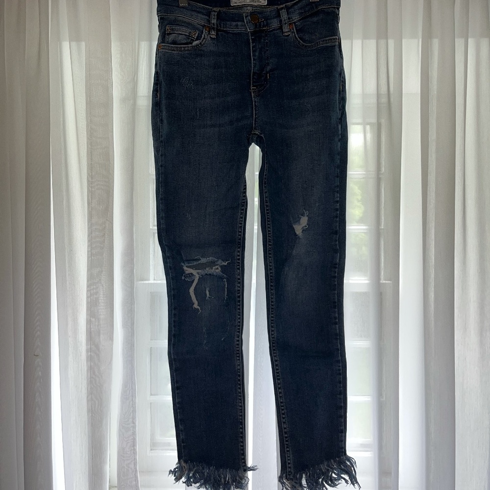 Free People Mid-Rise Skinny Jean